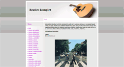 Desktop Screenshot of beatles-komplet.cz